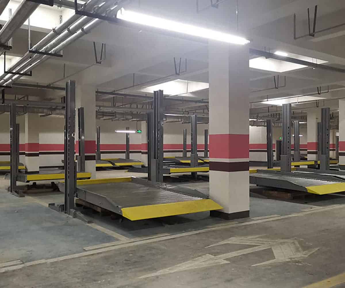 湖南省雙層升降平移機械停車庫改造