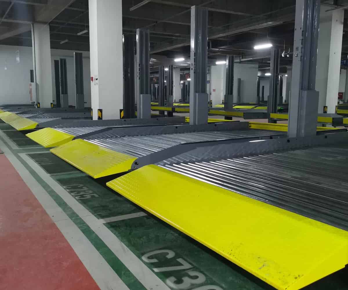 重慶市兩層升降平移機械停車場拆除