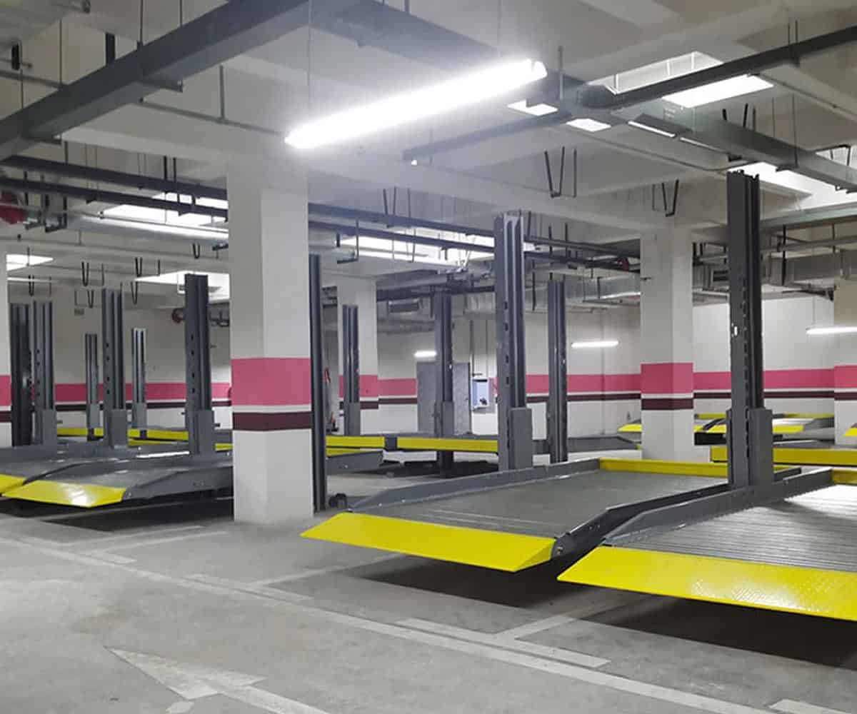 重慶市兩層簡易式機械式立體車庫安裝