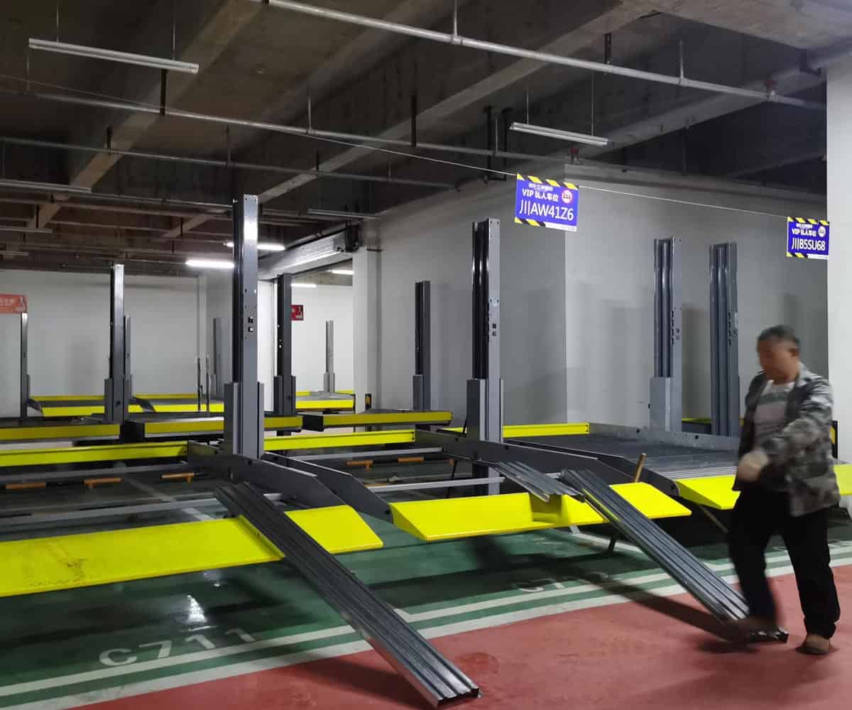 長(zhǎng)壽區(qū)4柱機(jī)械立體車(chē)庫(kù)廠家