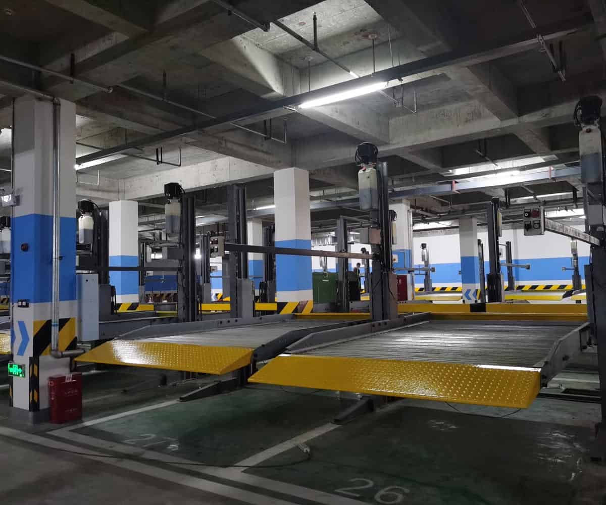重慶市2層立體車庫停車設備