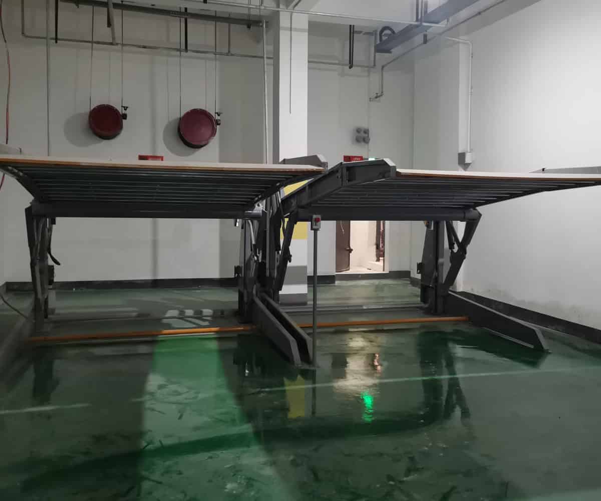 地下室四柱簡易式機械式立體車庫 地下室四柱簡易式機械式立體車庫
