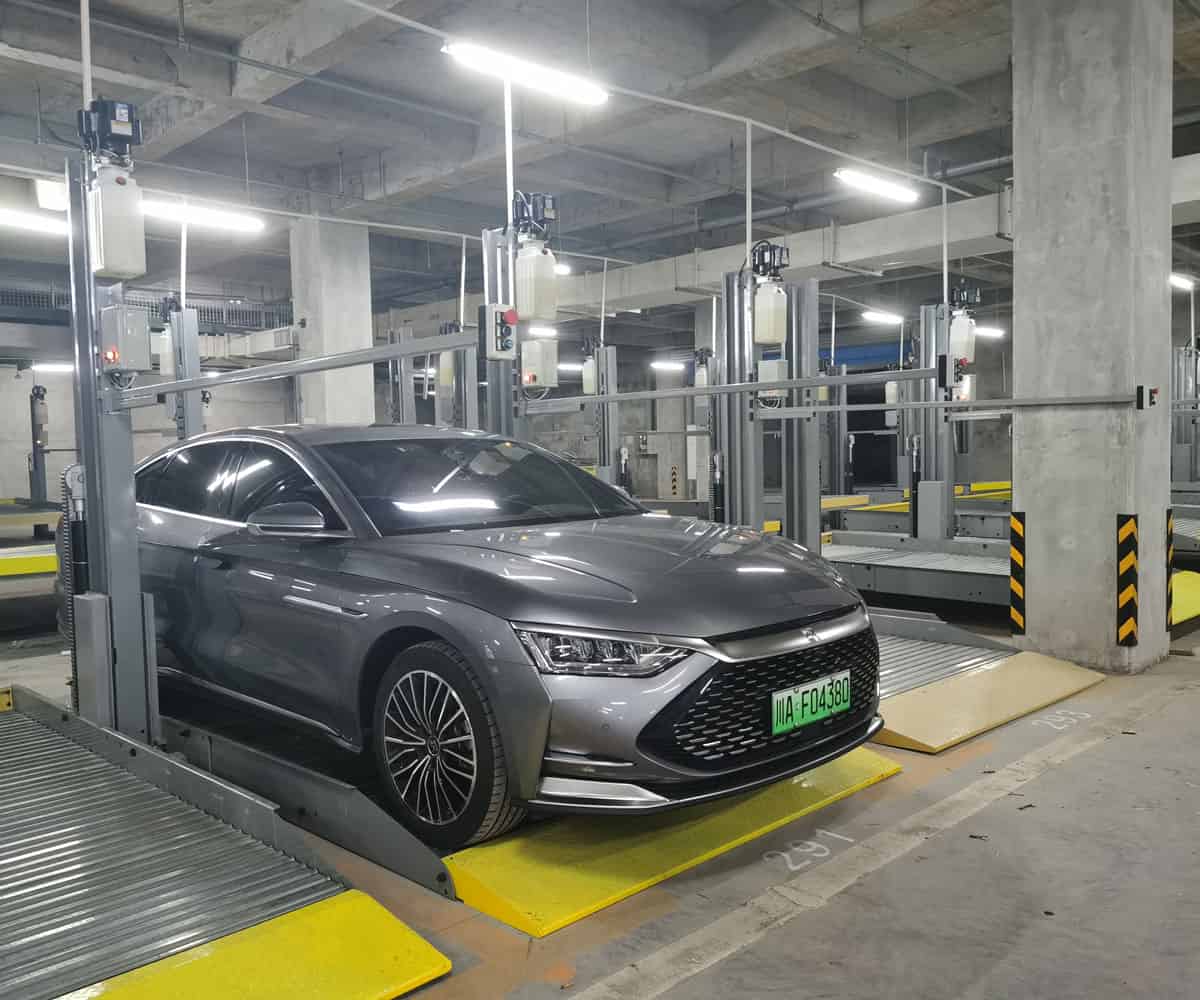 重慶市小區二層簡易式機械停車